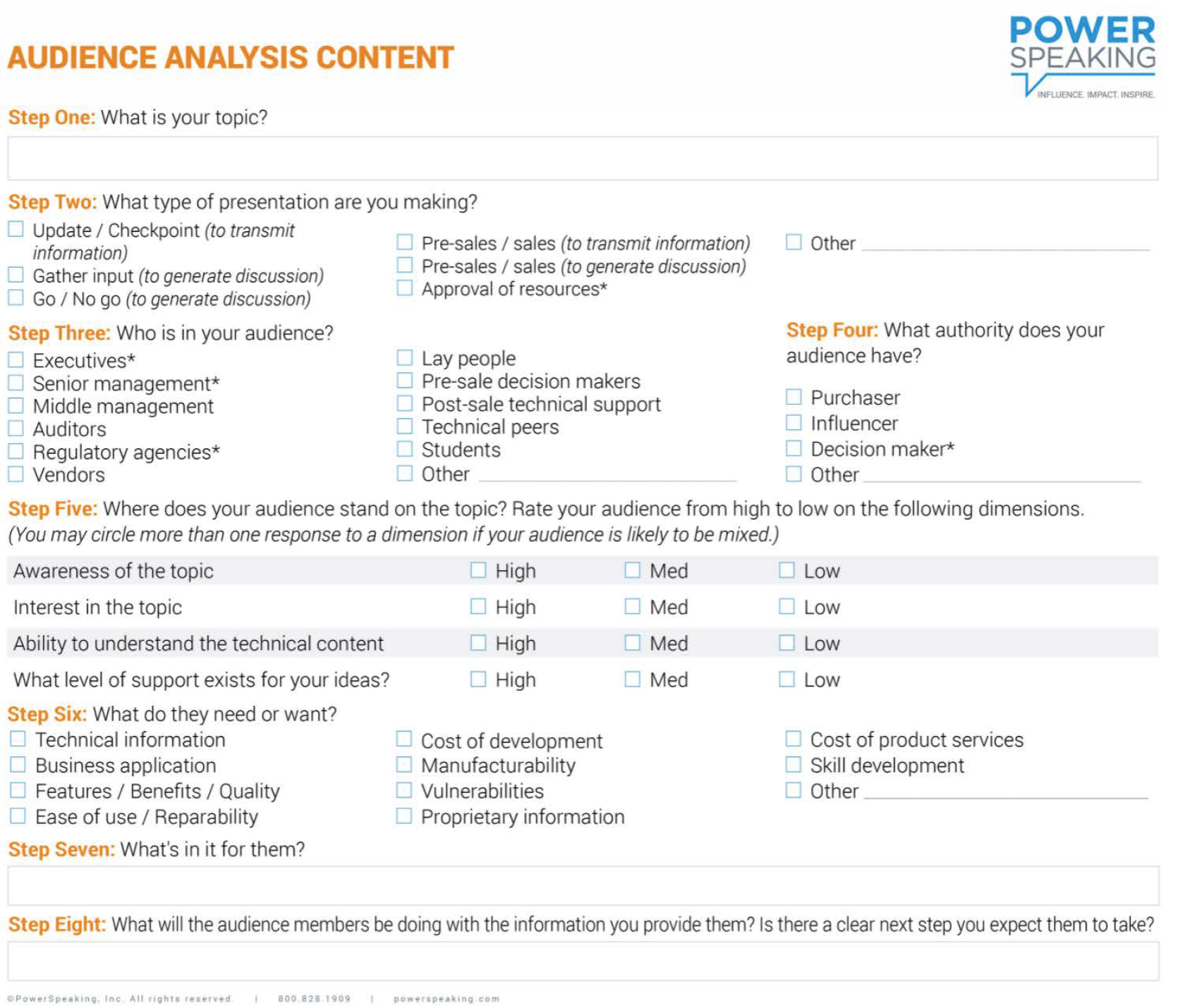 Audience Analysis