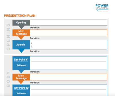 Presentation plan framework PDF