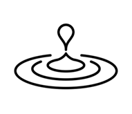 Water Drip Causing Impact Icon
